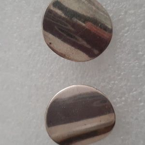 Oval sterling 925 clip on earrings